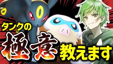 【ポケユナ解説】【初心者】これを知らないと勝てません!! 日本代表が”タンクの極意”を完全解説!!【ポケモンユナイト】