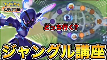 【ポケユナ初心者向け】【ポケモンユナイト】初心者でも分かる〝ジャングルで勝つための基礎知識〟【解説】【ソウブレイズ】