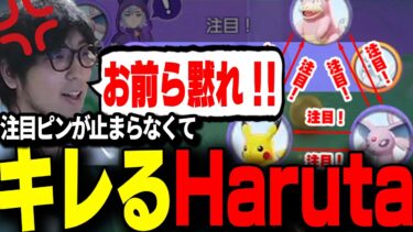 動画あり⇒：【ポケモンユナイト】一生ピン刺しあってる野良にキレるHaruta【ポケユナ実況】